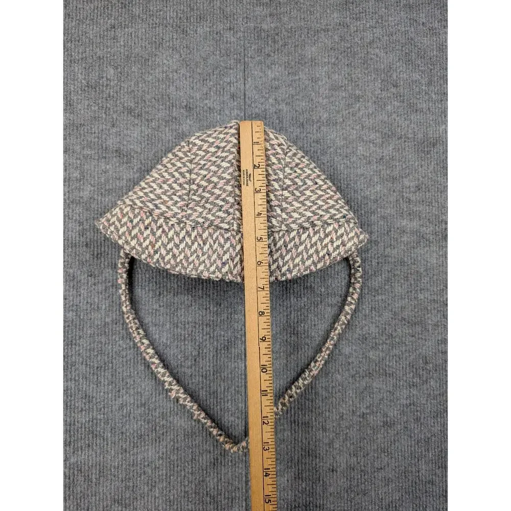 Vintage Freeway Fashions Pea Coat Set Kid Girls 2T Herringbone Bonnet Hat Retro